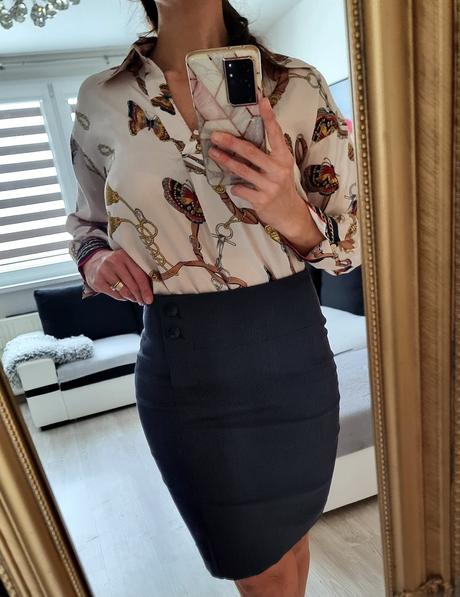 Mango sukňa po kolena, mango,xs