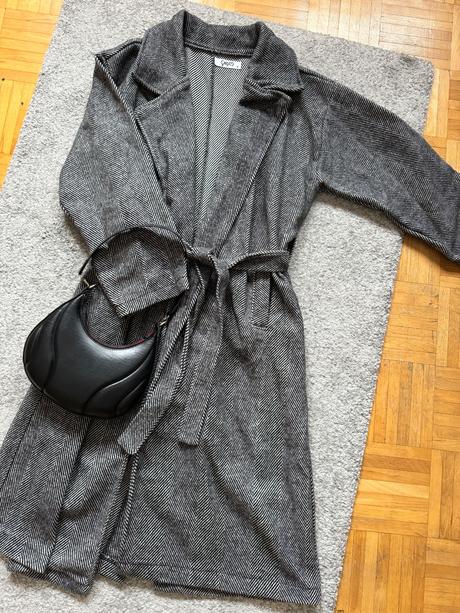 Dámsky dlhý kabát, s