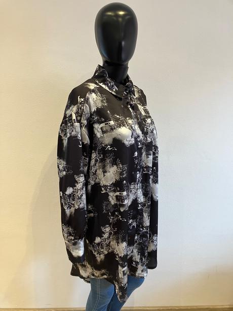 Dámska vzorovaná predĺžená košeľa (uni), l / m / xl / xxl