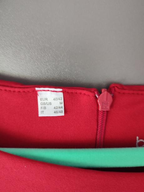 Červené šaty, bonprix,40