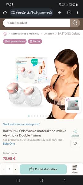 Máte skúsenosti s odsávačkou Babyono?