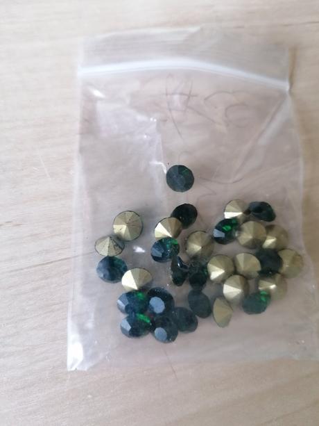 Rhinestones strasove kamienky - emerald, 