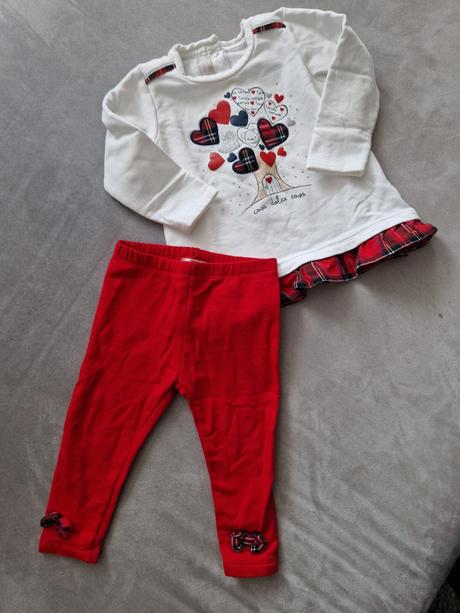 Nenosená krásna dievčenská súprava chicco veľ. 74, chicco,74