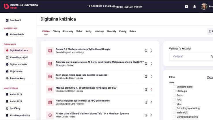 Certifikované štúdium digitálneho marketingu (Digitálna Univerzita)