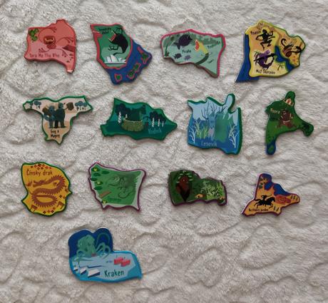 Magnetky na mapu spookies strašidlá, 