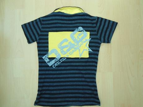 Cierne tricko pasik, xs