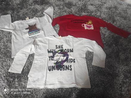 Zara tričká s dlhým rukávom 122, zara,122