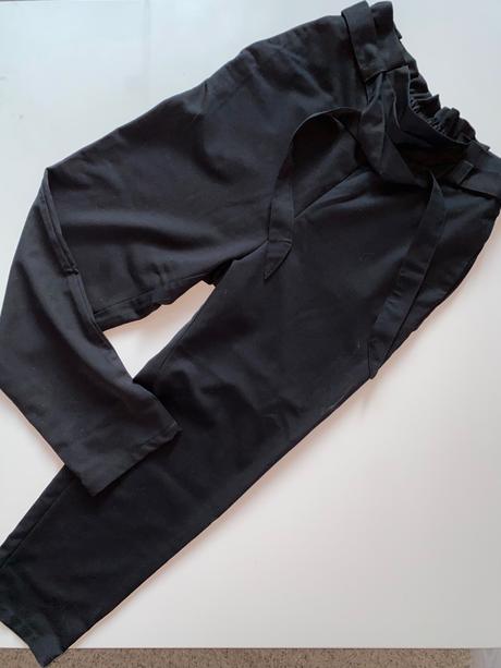 Nohavice s vysokým pásom, h&m,m