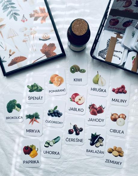 Ovocie a zelenina - realistické obrázky, 