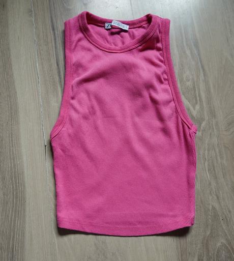 Vrúbkovaný top zara, zara,s