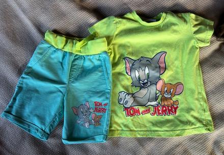 Súprava kraťasy a tričko tom&jerry, 98