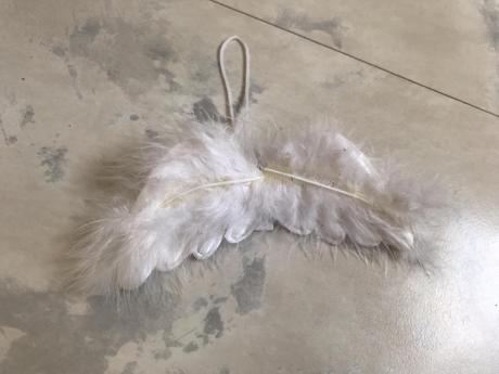 Anjelské krídla z páperia 2ks,