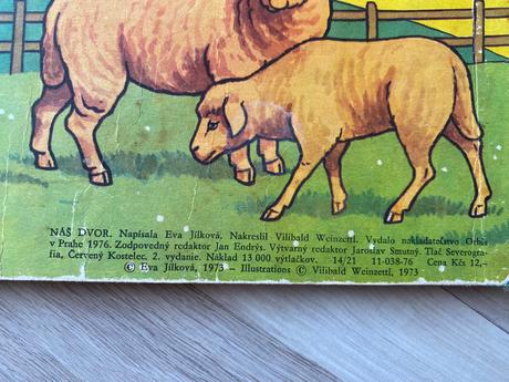 Staré retro detské repolero náš dvor 1973,