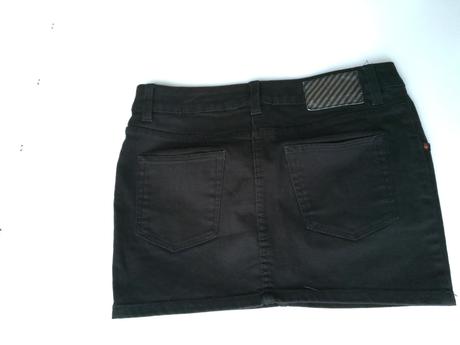 Riflová sukňa, h&m,34