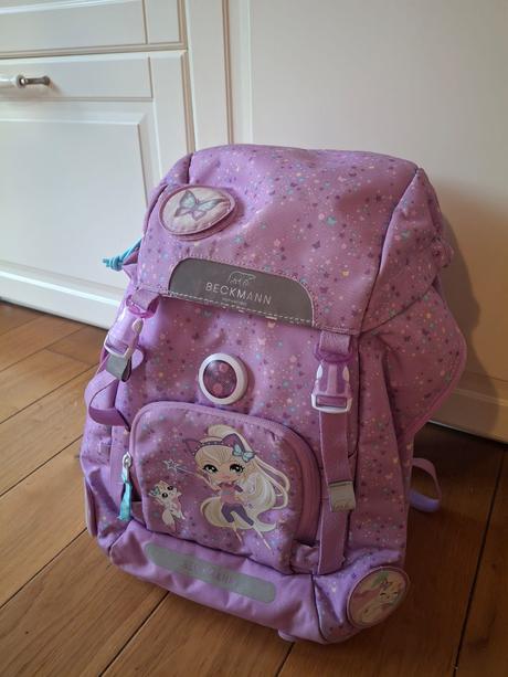 Skolska taska fialova,