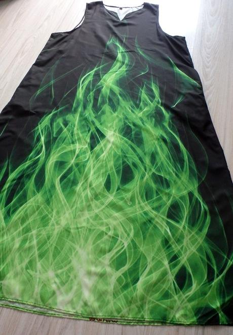 Čierno zelené letné maxi šaty, v.2xl, v. 48, xxl