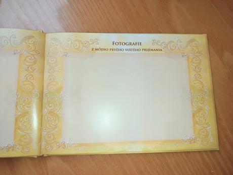 Kniha na 1 sväté prijímanie, 