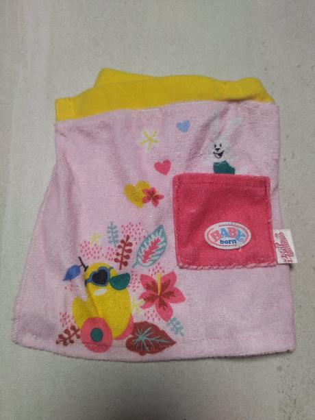 Plážový stan baby born s plavkami a uterakom,