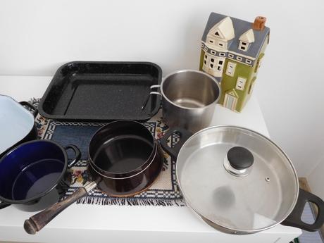 Samltované do kuchyne pekáče, hrnce, 