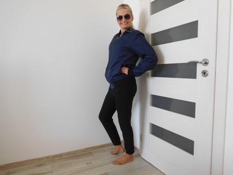 Jack jones s, modrá bunda dámska oversize, s