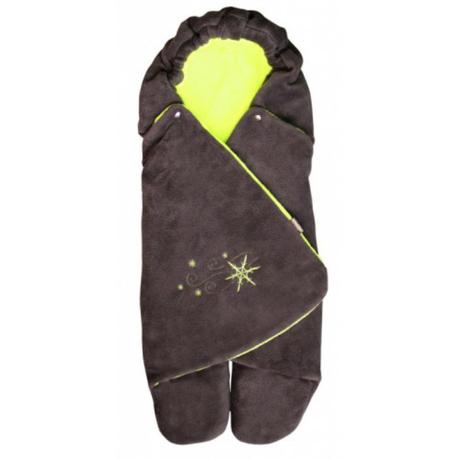 Zavinovačka zoe - antracit/limetka,