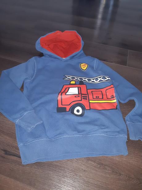Mikina požiarnik, h&m,134