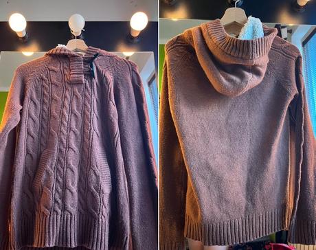 Zimny vlneny svetrik na gombiky, terranova,m