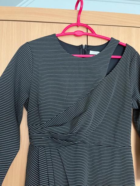 Elegantné šedé šaty, m