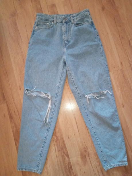 Rifle s dierami, vysoky pas, s