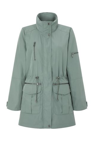 Bledozelená bunda, monsoon,l
