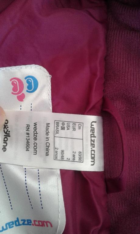 Zimny overal, decathlon,86