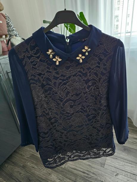 Blúzka s čipkou monnari, s