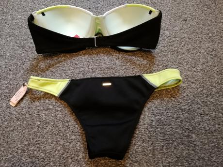 Victoria's secret bikini m cierna/zlta, victoria's secret,m