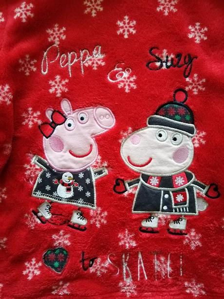 Teplá mäkkučká mikina peppa pig prasiatko, 116
