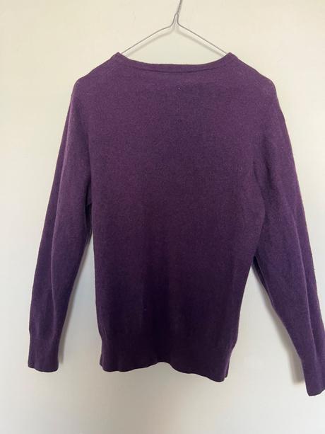 Fred perry 100p wool lana vlneny sveter sedi s/m, s