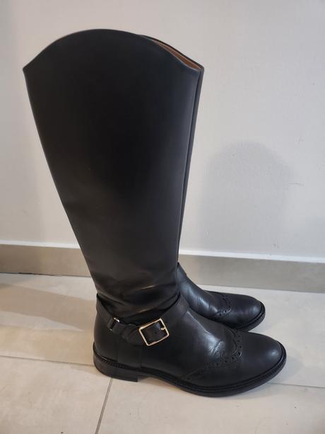 Jazdecké čižmy kožené, gino rossi,39