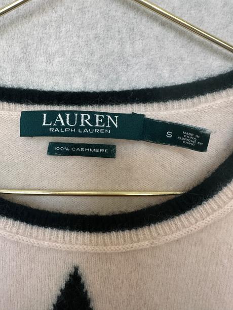 Ralph lauren - green label - kašmírový pulóver, ralph lauren,s