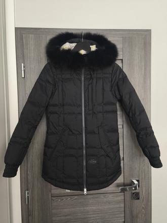 Lyziarska paperova bunda nike s pravou kozusinou z, nike,xs