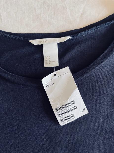 H&m tričkové šaty vel.m, h&m,m