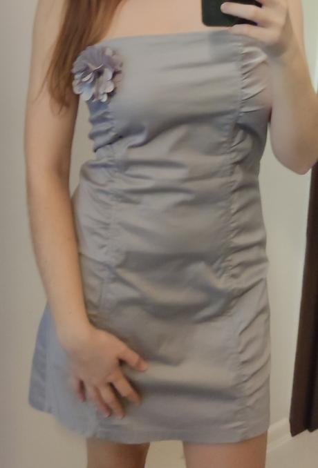 Šaty bez ramienok, terranova,m