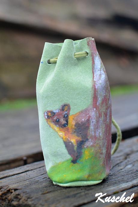 Maľované kožené vrecúška, 