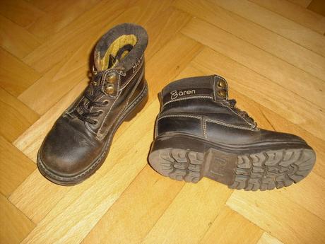 Kožené topánky, bären-schuhe,25