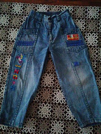 Detské riflove nohavice unisex 104 (3r), 104