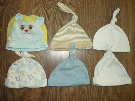 Novorodenecké čiapky -56/62, 62