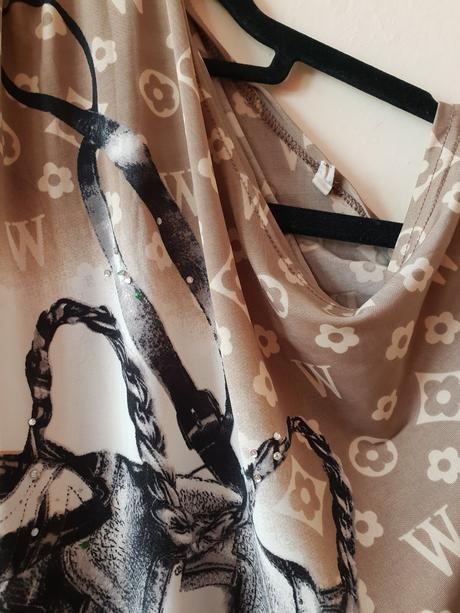 Asymetrický strih dámska tunika,