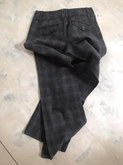 Široké nohavice s manžetami, amisu,36