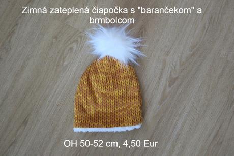Vypredaj. zimne ciapocky, celenky, setiky, 50 - 158