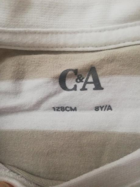 Tričká dlhý rukáv, c&a,128