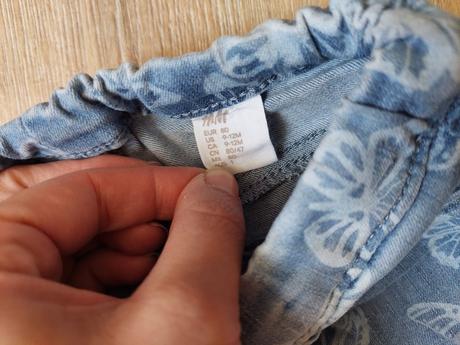 Dievčenské rifle, h&m,80