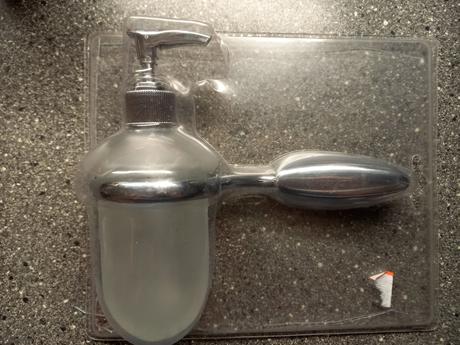 Dávkovač na mydlo, sklenený, 